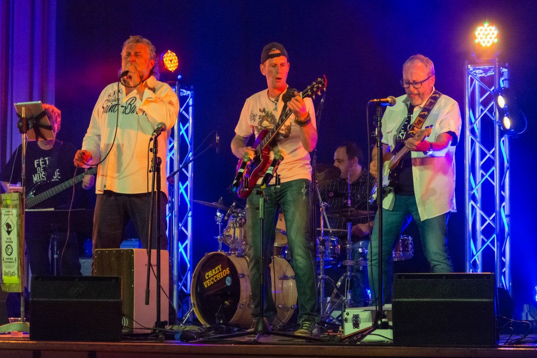 Concert des Crazy Vecchios lors de la fête de la musique du 21.06.19